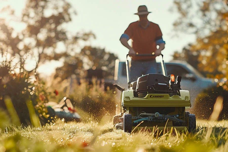 electronic mower