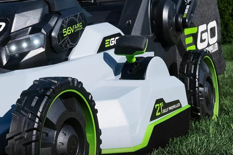 small battery powered lawn mower